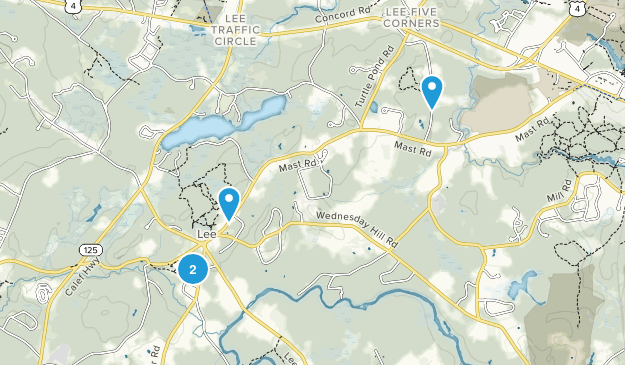 Lee, New Hampshire Map