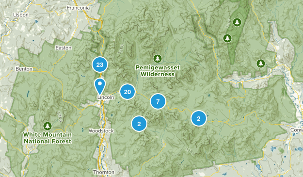 Lincoln, New Hampshire Map