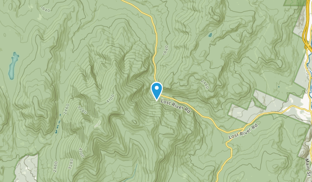 Lost River, New Hampshire Map