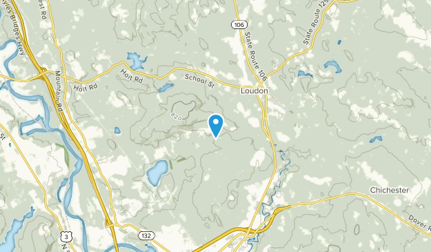 loudon, New Hampshire Map