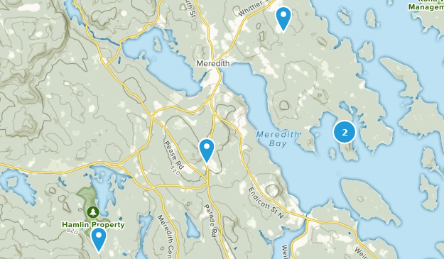 Meredith, New Hampshire Map