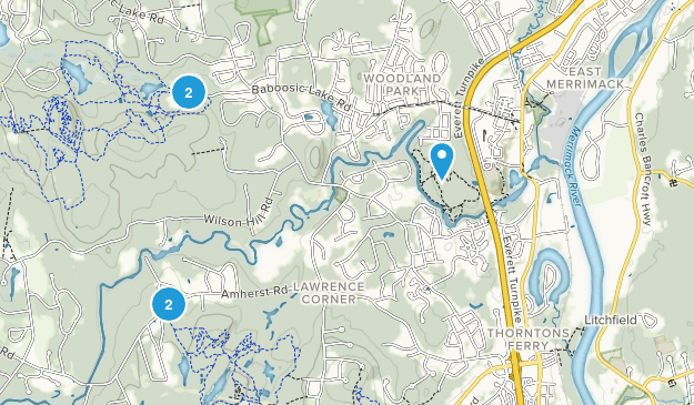 Merrimack, New Hampshire Map