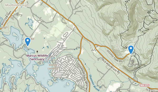 Moultonborough, New Hampshire Map