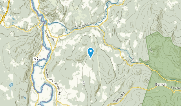 Mountain Lakes, New Hampshire Map