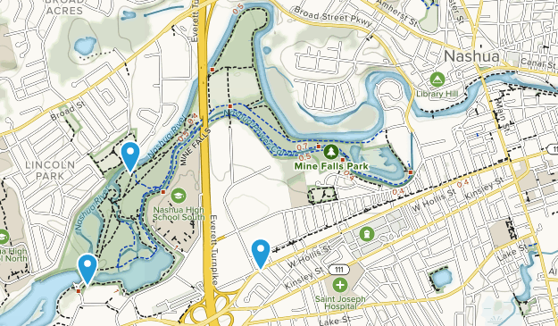 Nashua, New Hampshire Map