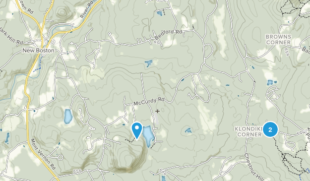 New Boston, New Hampshire Map