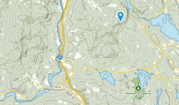 New Hampton, New Hampshire Map