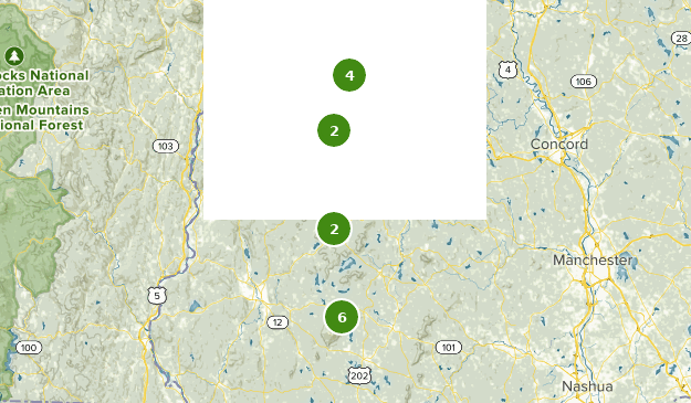 Newbury, New Hampshire Map