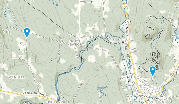 Newport, New Hampshire Map