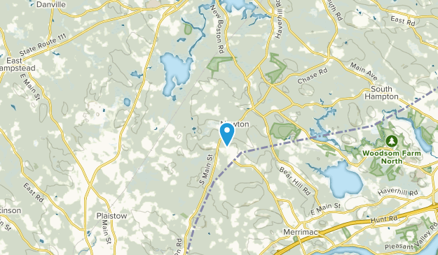 Newton, New Hampshire Map