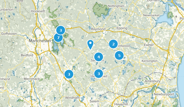 Newton, New Hampshire Map