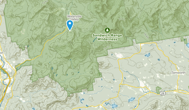 North Sandwich, New Hampshire Map