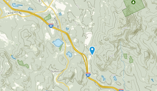 North Sutton, New Hampshire Map