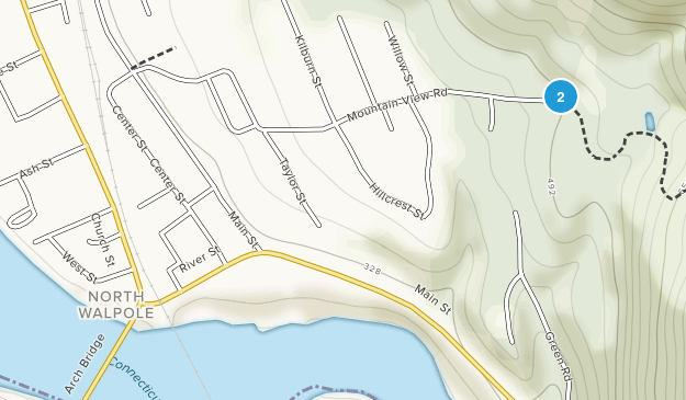 North Walpole, New Hampshire Map