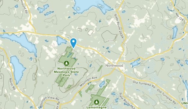 Northwood, New Hampshire Map