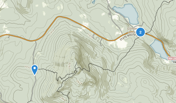 Orford, New Hampshire Map