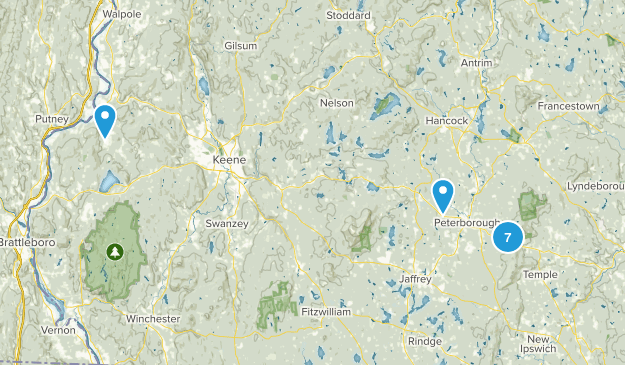 Peterborough, New Hampshire Map