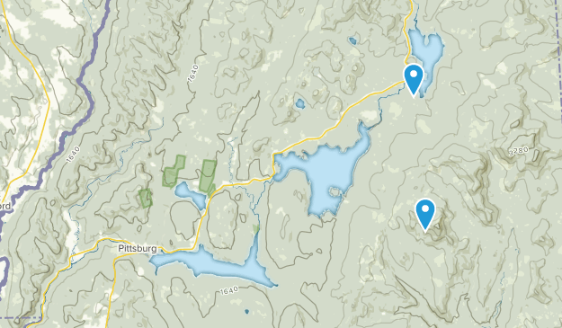Pittsburg, New Hampshire Map