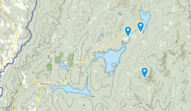Pittsburg, New Hampshire Map