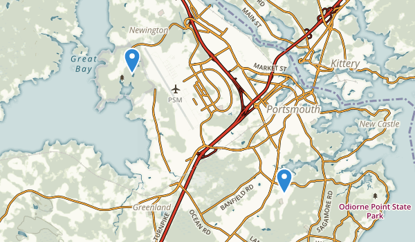 Portsmouth, New Hampshire Map