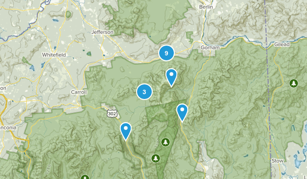 Randolph, New Hampshire Map