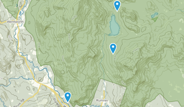 Rumney, New Hampshire Map