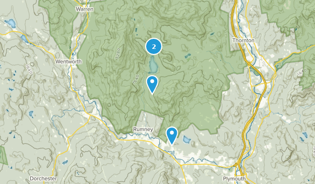 Rumney, New Hampshire Map