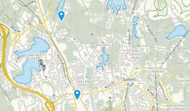 Salem, New Hampshire Map