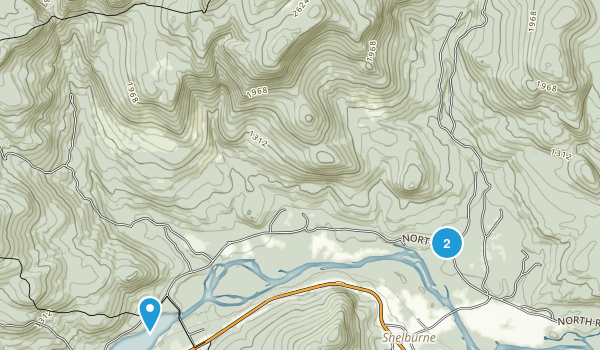 Shelburne, New Hampshire Map