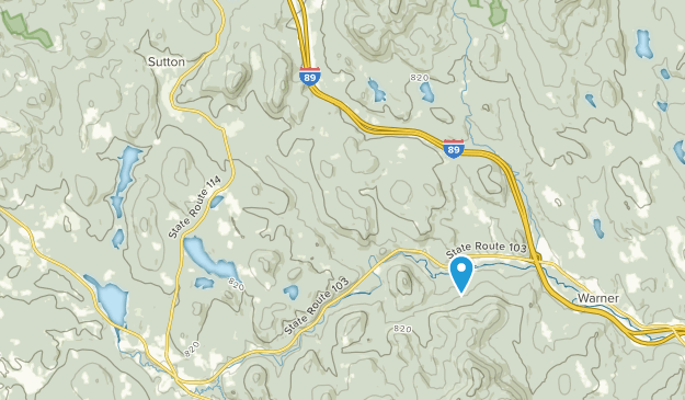 South Sutton, New Hampshire Map