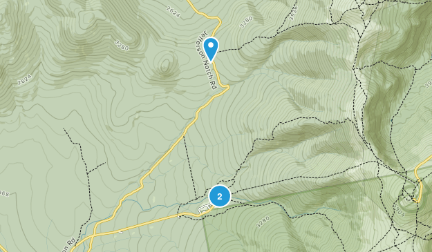 Thompson And Meserves, New Hampshire Map