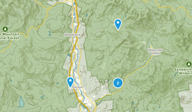 Thornton, New Hampshire Map