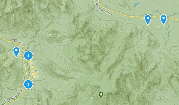 Waterville Valley, New Hampshire Map