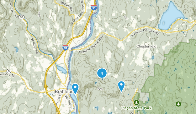 West Chesterfield, New Hampshire Map