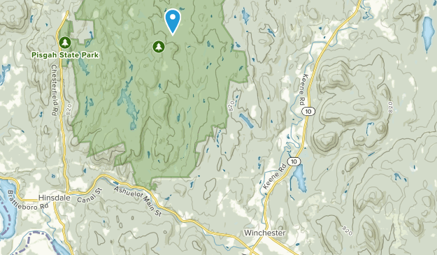 Winchester, Nuevo Hampshire Map