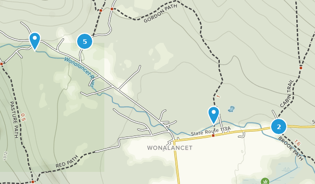 Wonalancet, New Hampshire Map