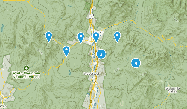 Woodstock, New Hampshire Map