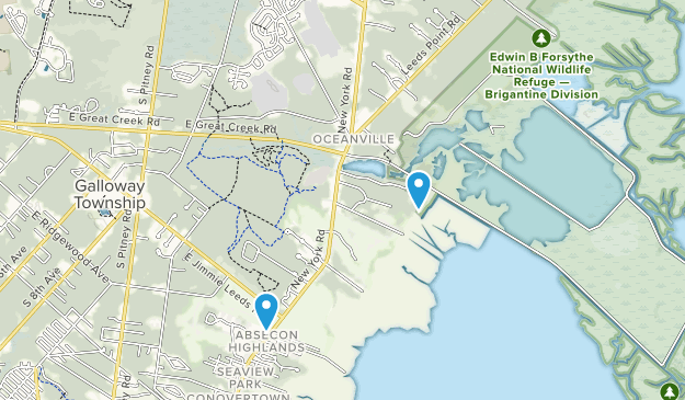 Absecon, New Jersey Map