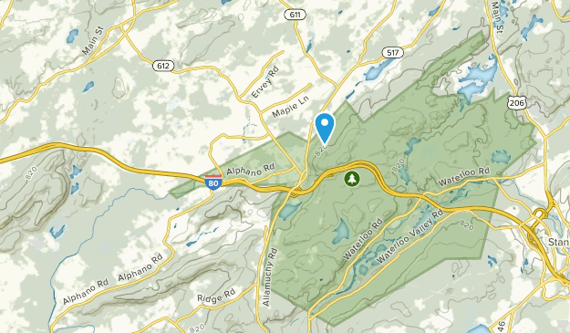 Allamuchy, New Jersey Map