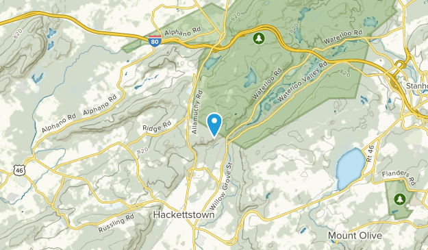 Allamuchy Twp, New Jersey Map