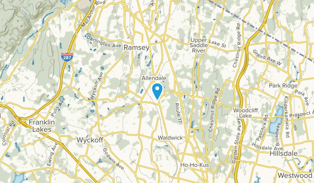 Allendale, New Jersey Map