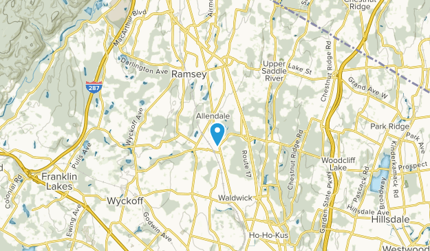 Allendale, New Jersey Map