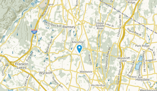 Allendale, New Jersey Map