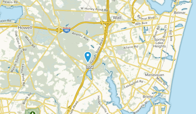 Allenwood, New Jersey Map