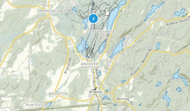 Andover, New Jersey Map