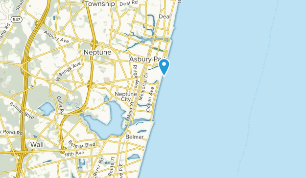 Avon-by-the-Sea, New Jersey Map
