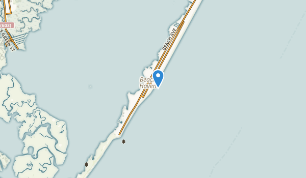 Beach Haven, New Jersey Map