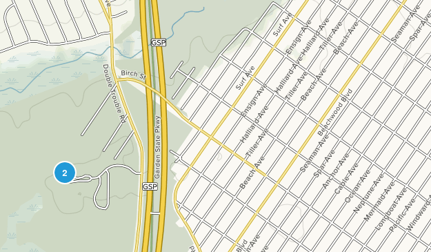 Beachwood, New Jersey Map