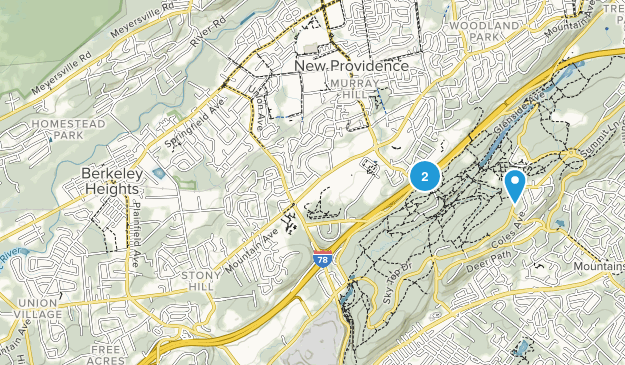 Berkeley Heights, New Jersey Map