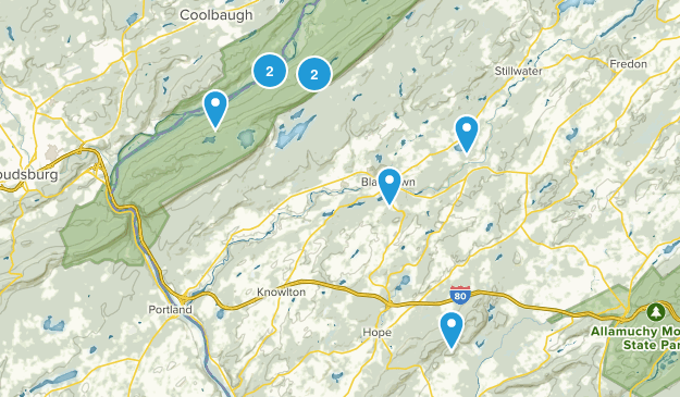 Blairstown, New Jersey Map